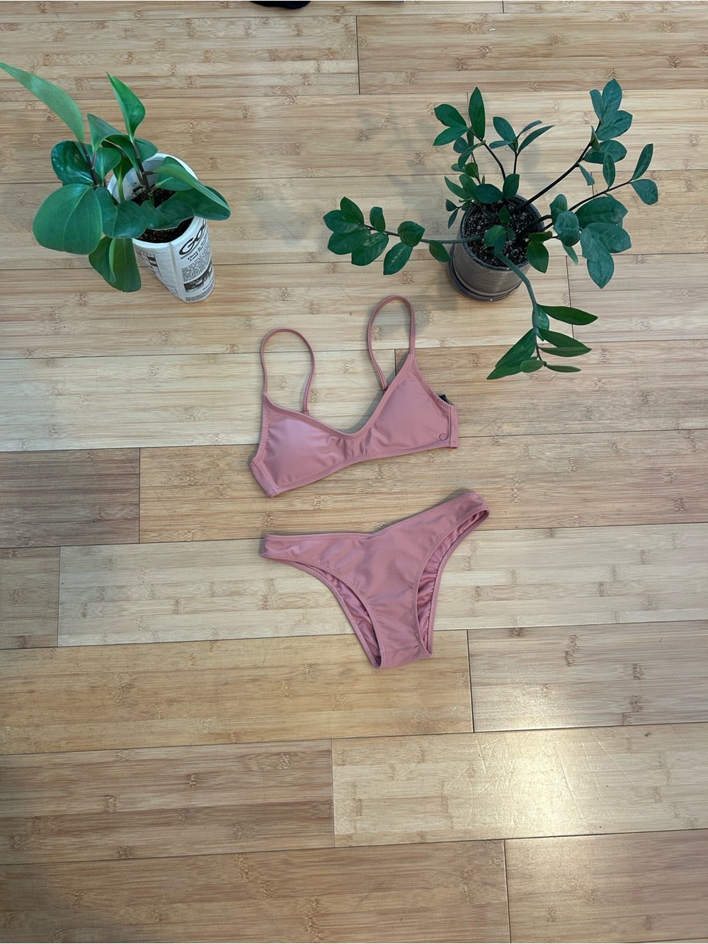 Volcom Women’s Dusty Rose Bikini Set